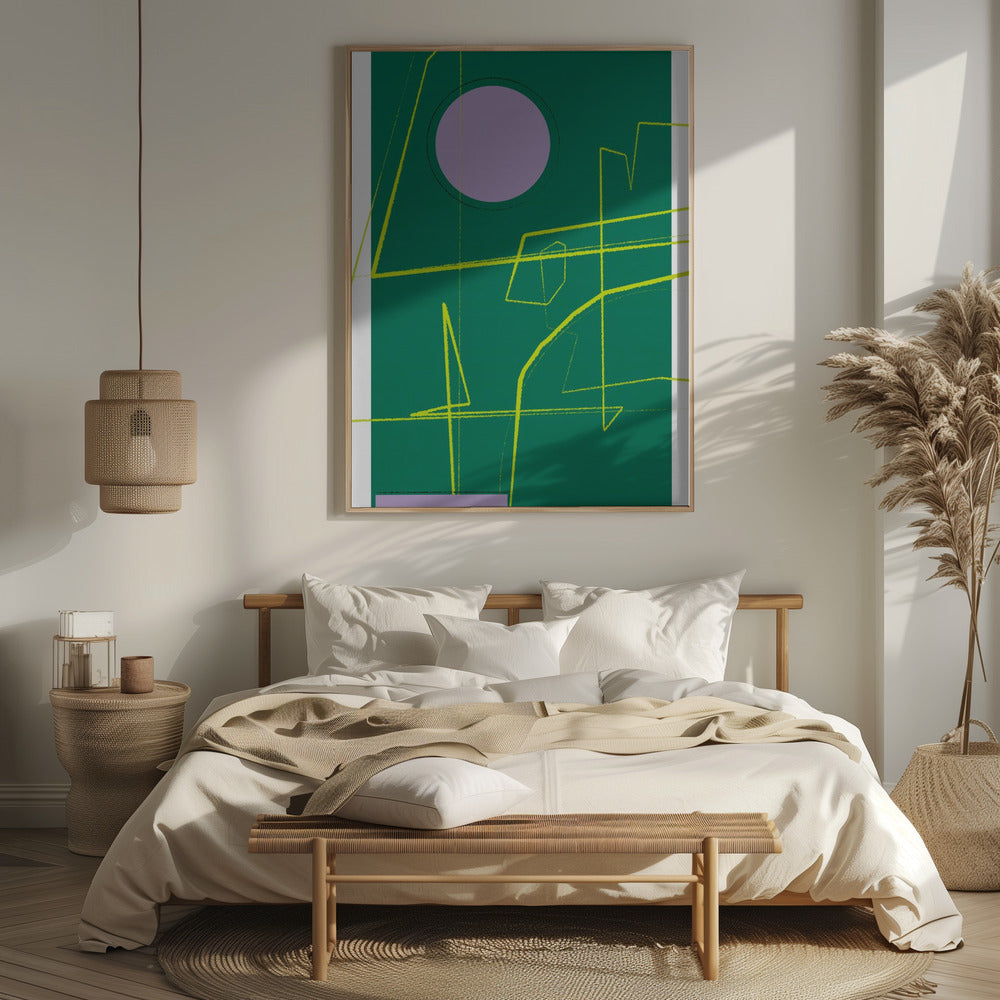Angular lines No 23 Poster